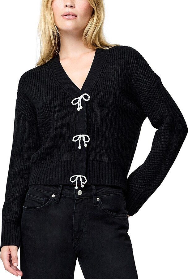 French Connection Embellished Baby Soft Knit Cardigan Sweater