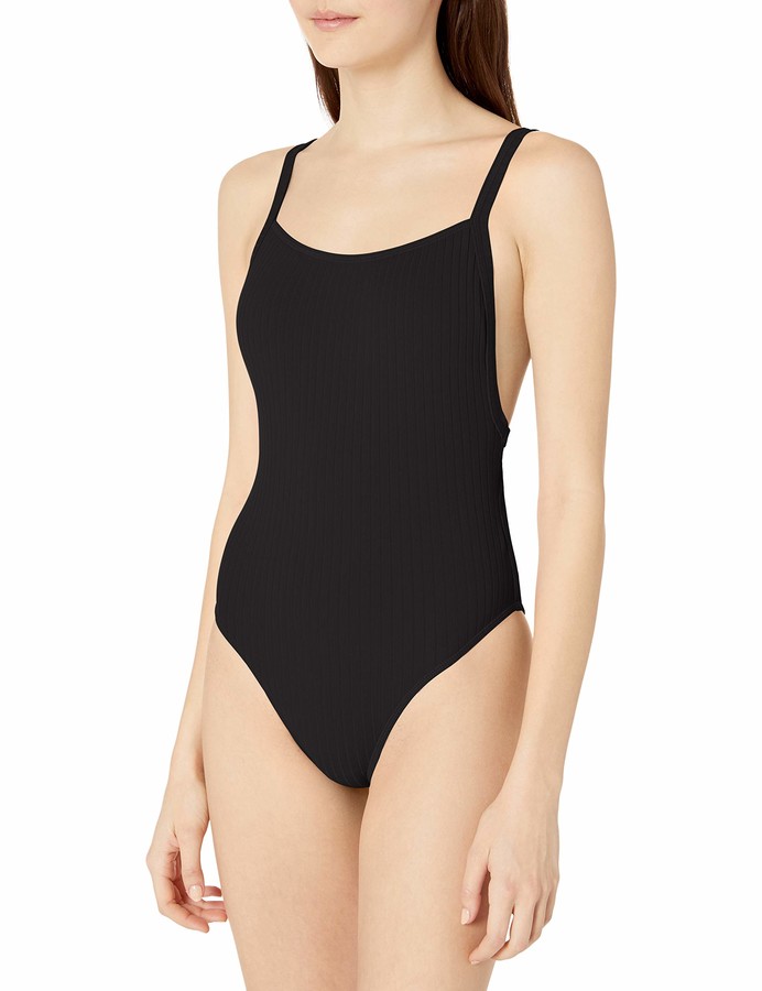Seafolly Women S 80 S High Cut Tank One Piece Swimsuit Shopstyle