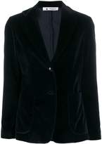 Thumbnail for your product : Barena Gid velour button blazer