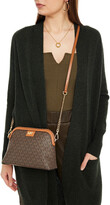 Thumbnail for your product : MICHAEL Michael Kors Mott Logo-print Faux Leather Shoulder Bag