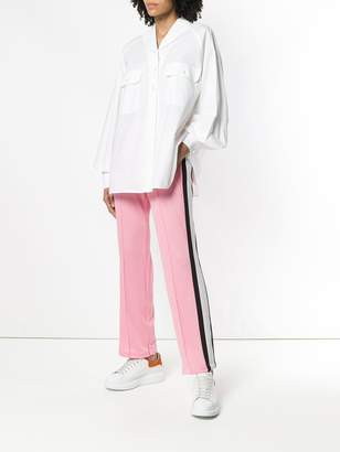 Karl Lagerfeld Paris shawl collar volume shirt