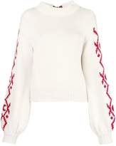 Thumbnail for your product : Alanui cashmere roll neck jumper