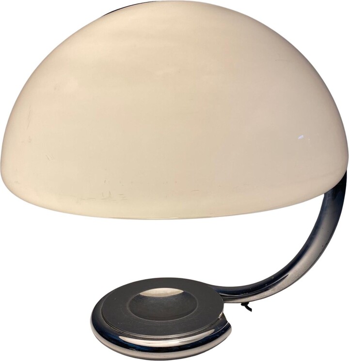 Elio Martinelli Martinelli Luce, "serpente" Table Lamp, Early Edition, Italy 1960s