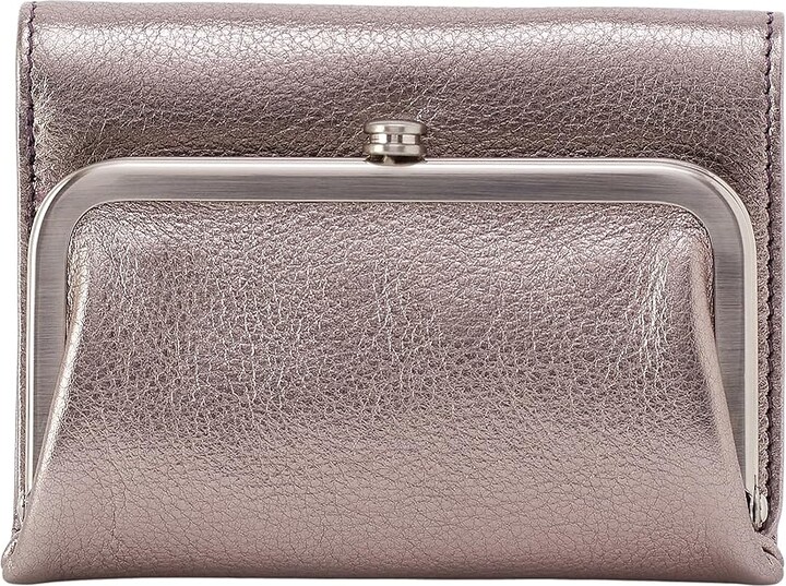 Hobo Robin Compact Women's Wallet Women's Wallet Pewter Spur, Leather