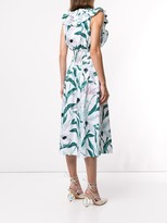 Thumbnail for your product : Tory Burch Floral Ruffle Bib Dress