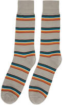 Thumbnail for your product : Paul Smith Grey Artist Block Socks