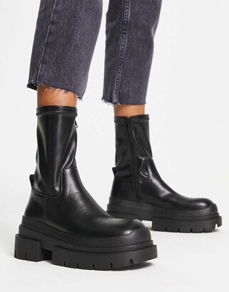 topshop chunky chelsea boots