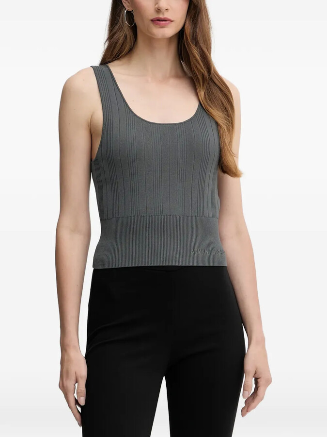 Armani Exchange Ribbed Top