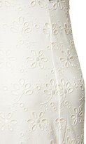 Thumbnail for your product : Giambattista Valli Flower Cotton Eyelet Lace Long Dress