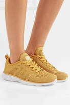 Thumbnail for your product : APL Athletic Propulsion Labs Techloom Pro Metallic Mesh Sneakers - Gold