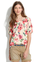 Thumbnail for your product : Madewell Slideshow tee in tearose stripe