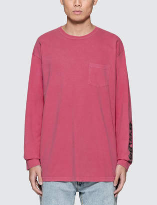Stussy Double Dragon Pig. Dyed Pocket L/S T-Shirt