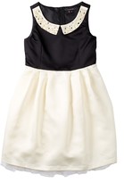 Thumbnail for your product : My Michelle MyMichelle Jewel Collar Colorblock Dress (Big Girls)