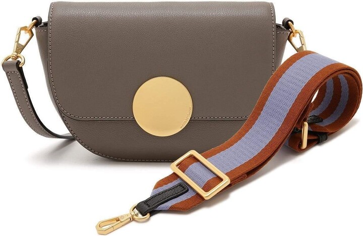 Oryany Lottie Saddle Crossbody -Warm Grey