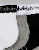 Thumbnail for your product : Calvin Klein Performance Trainer Sock In 3 Pack With Coolpass