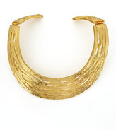 Thumbnail for your product : Kenneth Jay Lane Hammered Satin Golden Collar Necklace