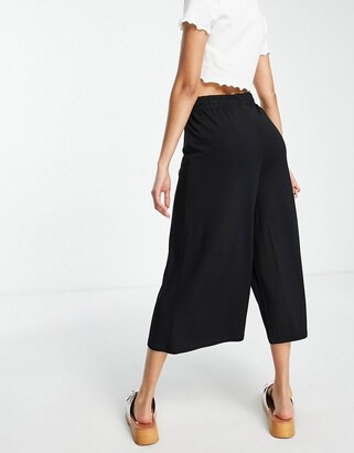Womens Petite Frill Crop Top  Flare Trouser Coord  Boohoo UK