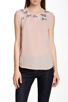 Thumbnail for your product : French Connection Sequin Cap Sleeve Blouse