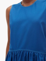 Thumbnail for your product : Sies Marjan Violetta Topsttiched Cotton-blend Dress - Blue