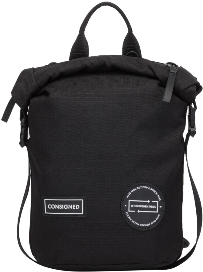 CONSIGNED Cornel S Roll Top Backpack Black ShopStyle