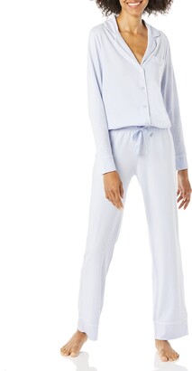 Essentials Women's Cotton Modal Long-Sleeve Shirt and Full-Length  Bottom Pajama Set (Available in Plus Size) - ShopStyle Cardigans