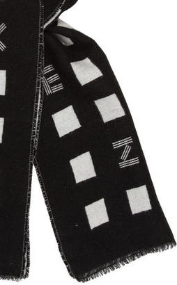 Kenzo Logo Wool Scarf