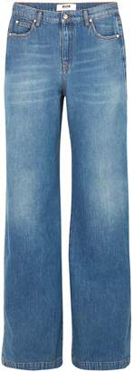MSGM High-rise Wide-leg Jeans
