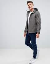 Thumbnail for your product : Lyle & Scott hooded curved hem jacket in gray