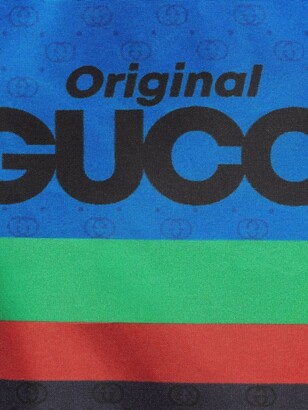 Gucci Children GG-logo print swim shorts