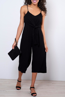 Everly Side Tie Culotte Jumpsuit