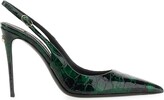 Thumbnail for your product : Dolce & Gabbana Leather Sling Back