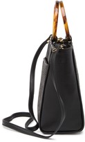 Thumbnail for your product : THACKER Le Bucket Tortoise Ring Leather Bag