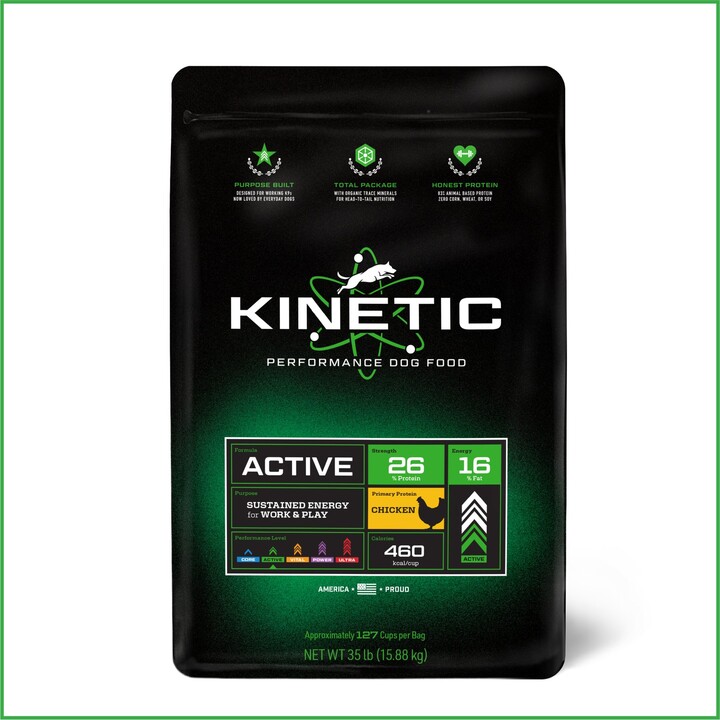 Kinetic Performance Active 26K Formula Dry Dog Food, 35-lb bag