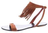 Thumbnail for your product : Vanessa Bruno Fringe Suede Sandals