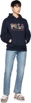 Thumbnail for your product : Polo Ralph Lauren Navy Bonded Hoodie