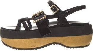 Marni Leather Slingback Sandals
