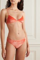 Thumbnail for your product : Base Range Net Sustain Mississippi Velour Soft-cup Triangle Bra