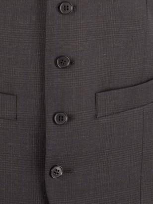 Pierre Cardin Men's Charcoal Check Vest