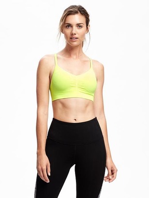 Old Navy Seamless Light Support Sports Bra for Women