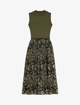 Thumbnail for your product : Ted Baker Lemmie graphic-print woven midi dress