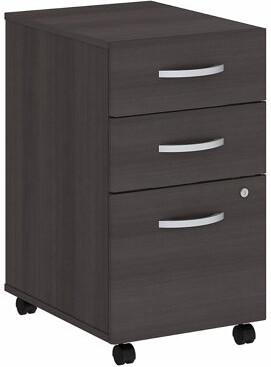 Latitude Run Hybrid 72W X 30D Computer Table Desk With Storage And Mobile File Cabinet