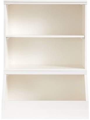 Pottery Barn Kids Cameron Bookcase Cubby and Market Bin Base, Simply White