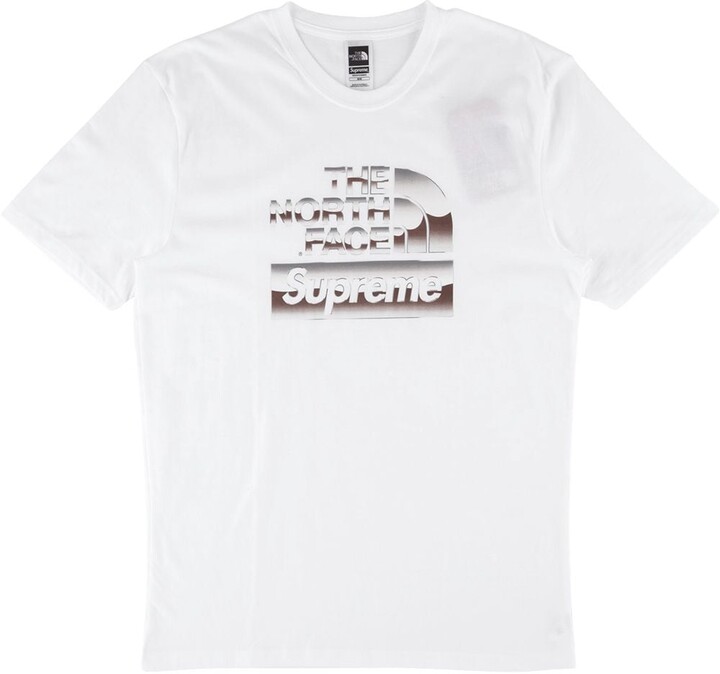 Supreme x The North Face logo T-shirt - ShopStyle