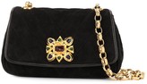 Thumbnail for your product : Chanel Pre Owned V Stitch stone chain shoulder bag