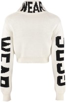 Thumbnail for your product : GCDS Cropped Turtleneck Sweater