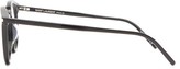 Thumbnail for your product : Saint Laurent Logo-engraved Round Acetate Glasses - Black