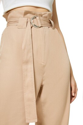 Karen Millen Soft Tencel Woven Belted Trouser