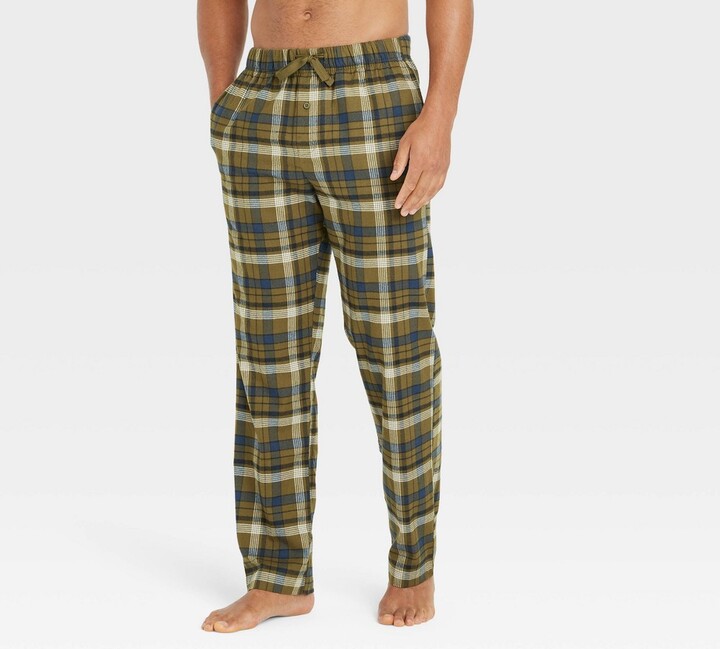 Men's Plaid Flannel Pajama Pants Goodfellow & Co™ Green M ShopStyle