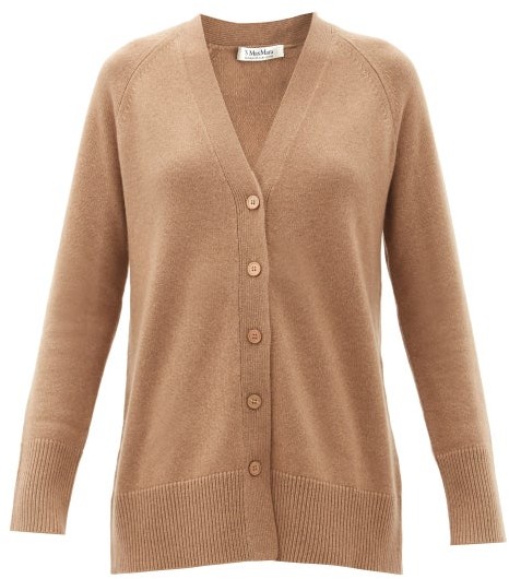long camel colored cardigan