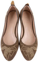 Thumbnail for your product : Chloé Suede Studded Flats